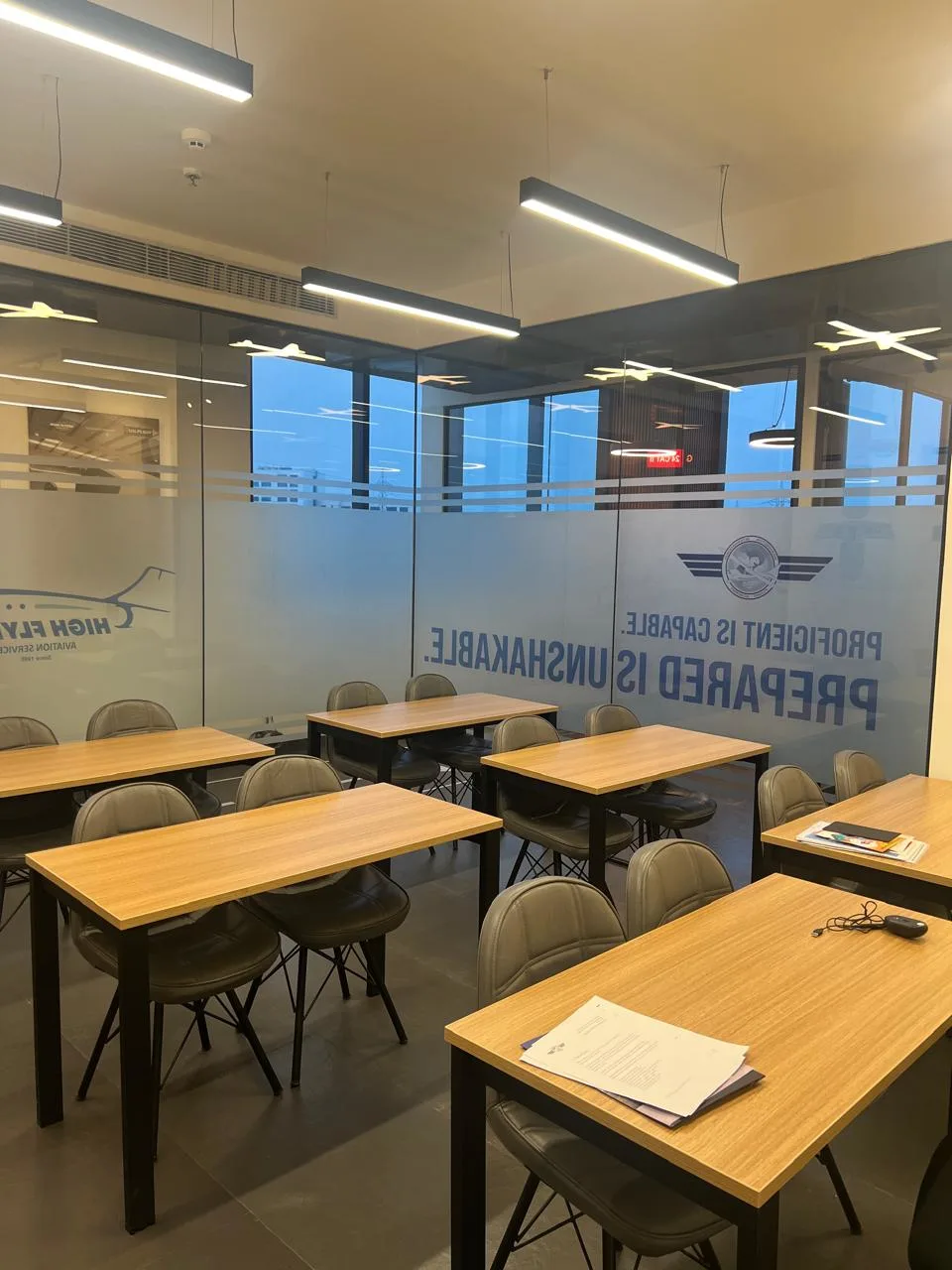 Radio telephony training for pilots