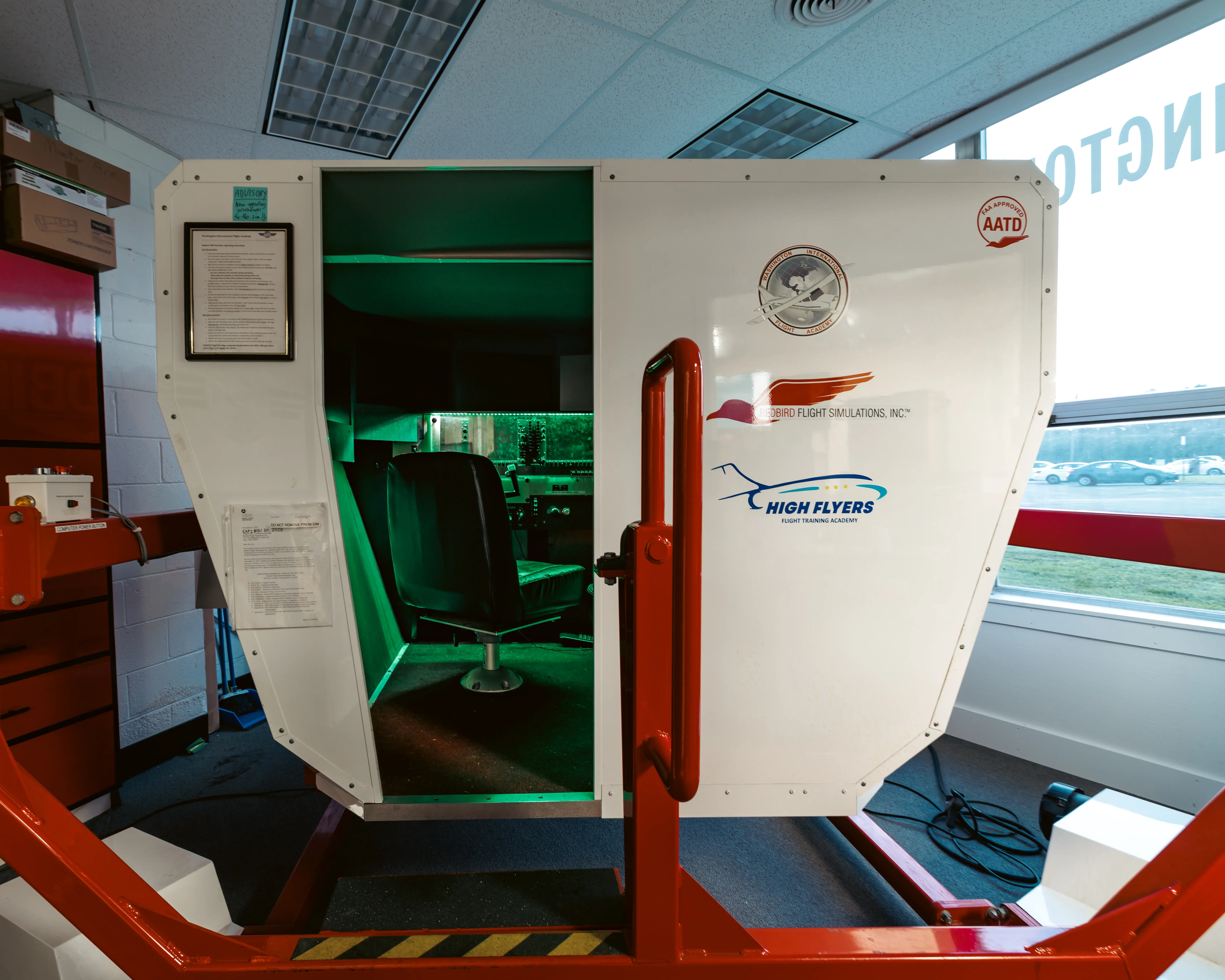 Simulator flight training