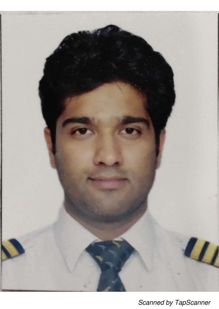 Portrait of Capt Tushar Yadav